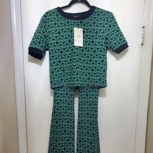 Zara 2 piece crop top set